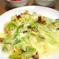 ○ひめ○'s cooksnap of when they made 丸天入りあんかけレタスチャーハン.