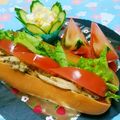 クックI7I5L1☆'s cooksnap of when they made 鶏ハム(サラダチキン)アレンジ ドッグ♪.