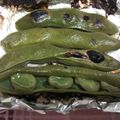 けんたま　おかん's cooksnap of when they made 魚焼きグリルでさやごと焼きそら豆.