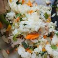 かおるっこら's cooksnap of when they made 残り野菜も残りごはんも！かんたんピラフ.