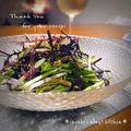 inyako's cooksnap of when they made 農家の食卓〜水菜のパリッと油揚げのサラダ.