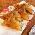 えみクリームたいやき's cooksnap of when they made こどもの日に♪ｻｸｻｸな春巻きかぶと.