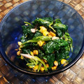 美貴姉's cooksnap of when they made 簡単！ほうれん草&コーンの塩昆布和え.