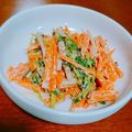 古賀竜一's cooksnap of when they made 生姜の香り♪三つ葉の胡麻味噌マヨサラダ.