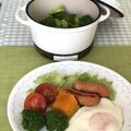 もぐもぐ人's cooksnap of when they made バーミキュラでブロッコリーの蒸し茹で.