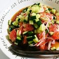 ☆ひなたmama☆'s cooksnap of when they made トマトとキュウリのさっぱりサラダ.