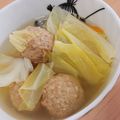 クックCCOV4E☆'s cooksnap of when they made 【鳥むね肉で】肉団子のおかずスープ.