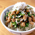 hiroerico's cooksnap of when they made 簡単☆水菜とシラスの納豆あえ♪.