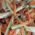 ゆうりママ's cooksnap of when they made ブロッコリーの茎と人参竹輪のきんぴら.