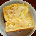 ＊なぁ＊'s cooksnap of when they made 練乳＆パルメザンチーズのバタートースト.