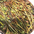 しゅんこみやま's cooksnap of when they made 旬をいただく♪蕨の天ぷら!!.