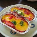ひろちゃん☆ママ's cooksnap of when they made カップも食べれるハムカップのキッシュ風.