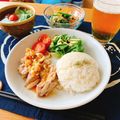 まいめる0720's cooksnap of when they made *炊飯器で簡単・海南風チキンライス*.