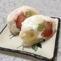 クック4P73QB☆'s cooksnap of when they made フルーツ大福.
