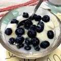 toshio39's cooksnap of when they made ブルーベリー＆ジャムのはちみつヨーグルト.