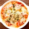 ねこ's cooksnap of when they made トマトとチーズをレンジで3分チン☆.