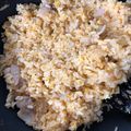 しげくん☆'s cooksnap of when they made キムチ鍋の素でチャーハン.