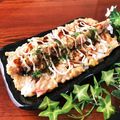 キョーマキ's cooksnap of when they made 豚ひき肉と玉ねぎ♪トースターお好み焼き♪.