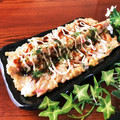 キョーマキ's cooksnap of when they made 豚ひき肉と玉ねぎ♪トースターお好み焼き♪.
