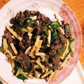 だだんだーーん's cooksnap of when they made 筍とピーマンと豚肉の細切り炒め.