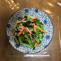 ひろみぽ's cooksnap of when they made こまつなとハムのマヨネーズ炒め.