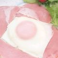 ユーロン's cooksnap of when they made ダムエッグ！流れ出ないハムエッグ.