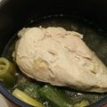 ヨシヨッシー's cooksnap of when they made 美味しい鶏胸肉の茹で方&チキンスープ.