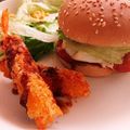 おぉ。's cooksnap of when they made ハンバーガー(ベーコンエッグ).