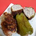 ねねしばこ's cooksnap of when they made お弁当にも♡めっちゃ簡単ぴーまん肉詰め.