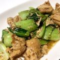 sato3★'s cooksnap of when they made 鶏ムネ肉とチンゲンサイの粒マスタード炒め.