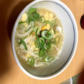 sniper0712's cooksnap of when they made 豚しゃぶ鍋の残りお汁de★簡単★卵スープ.
