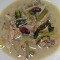 olivefarm's cooksnap of when they made 簡単すぐ鯖味噌煮缶ココナッツミルクスープ.
