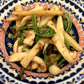 ムー民63's cooksnap of when they made 筍とこごみと豚肉の炒め物☆.
