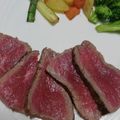 つかっtea's cooksnap of when they made フライパンで簡単ローストビーフ.