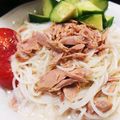 みかん茶葉's cooksnap of when they made ツナとトマトのぶっかけミルクそうめん.