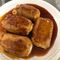 nekojita_7's cooksnap of when they made 木綿豆腐で生姜焼きのタレ豚肉巻き～♪.