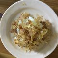 クック1FX93J☆'s cooksnap of when they made お好み焼き風餅アレンジ.