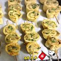 ☆hiromi☆♫'s cooksnap of when they made 簡単！餃子～油揚げの串焼き～.