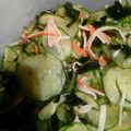 DAD☆HKR☆'s cooksnap of when they made きゅうりとカニかまの酢の物.