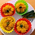 にゃーにゃんさん's cooksnap of when they made かぼちゃの甘~い巾着♡お弁当にも！.