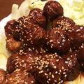 みっくん609's cooksnap of when they made ふわふわ肉団子＊甘酢でさっぱりお弁当にも.