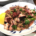 くいしん坊ばんざい's cooksnap of when they made タコときのこのガーリック炒め.