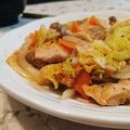 fu♪♪'s cooksnap of when they made ピリ辛☆大人のチャンチャン焼き.