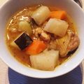 pensee's cooksnap of when they made 絶品トマトと黒大根、鶏のオレガノ煮込.