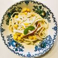 ラマンマディラーラ's cooksnap of when they made 簡単☆かにかまとコーンのサラダスパゲティ.