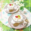 sakuraロゼット's cooksnap of when they made 混ぜて冷やすだけ♪柔らか✿白桃のムース✿.