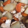母‼︎修行中☆彡's cooksnap of when they made 大根＆人参＆ささみのたいたん.