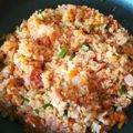 ジュン0509's cooksnap of when they made ベーコンのケチャップライス♡.