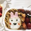 ごーやmama's cooksnap of when they made ⭐簡単キャラ弁⭐女の子 お母さん 園児.