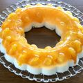 ☆Sunchild☆'s cooksnap of when they made ぎゅうぎゅう みかん缶と牛乳の２層ゼリー.